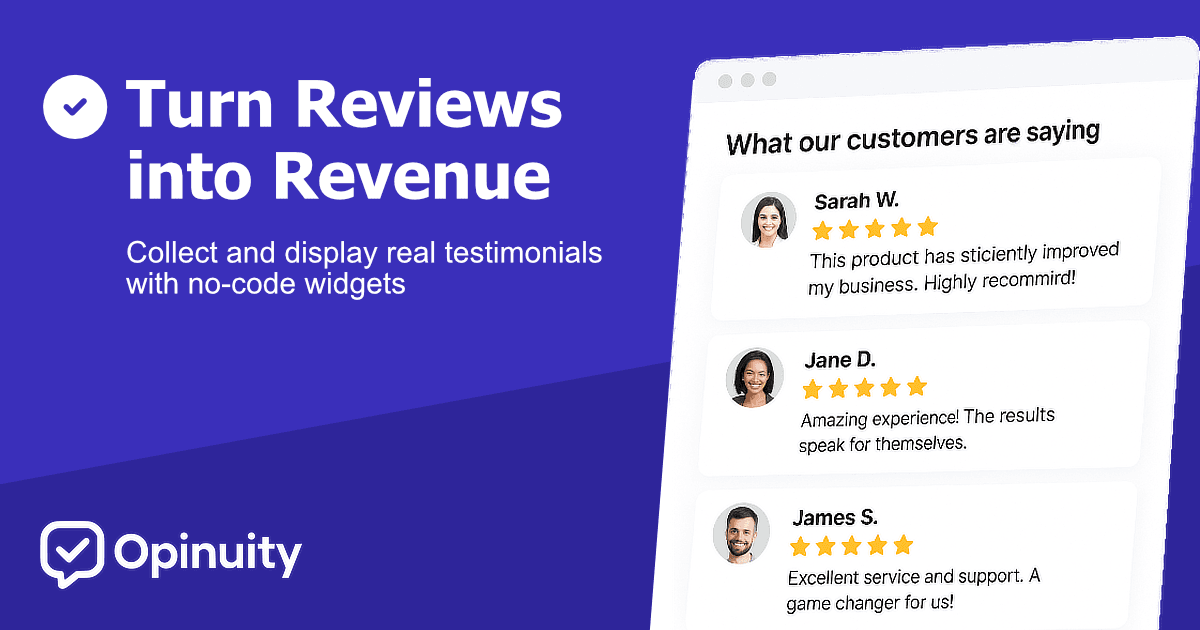 Opinuity preview